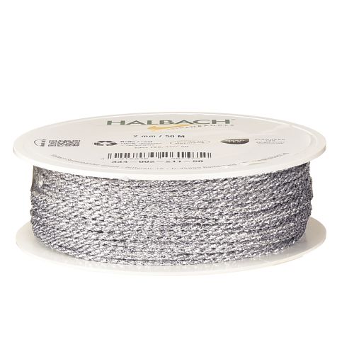 Cordon argent 2 mm 50 m