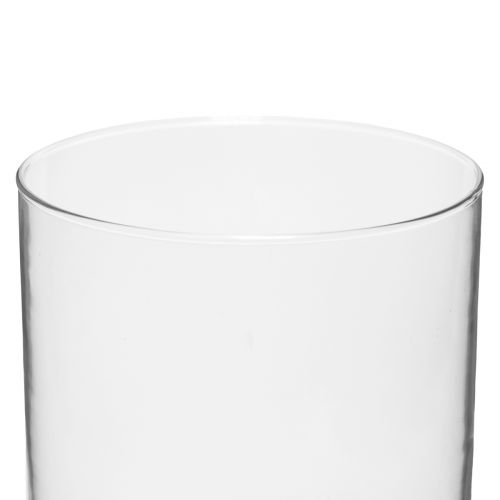 Floristik24 Vase en verre grand cylindre en verre vase à fleurs en verre Ø15cm H20cm