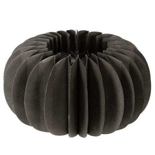 Article Anneau décoratif en papier nid d'abeille en forme de citrouille, 24 cm, lot de 4