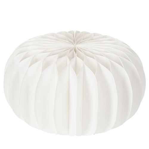 Anneaux en papier alvéolé en forme de citrouille, ronds, de grande taille (24 cm), pour fleurs séchées et décorations d'automne (lot de 4). | Floristik24.be