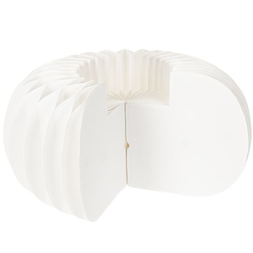 Anneaux en papier alvéolé en forme de citrouille, ronds, de grande taille (24 cm), pour fleurs séchées et décorations d'automne (lot de 4). | Floristik24.be