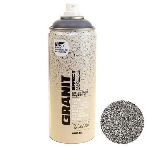 Article Spray de peinture effet spray peinture granit Montana spray gris 400ml