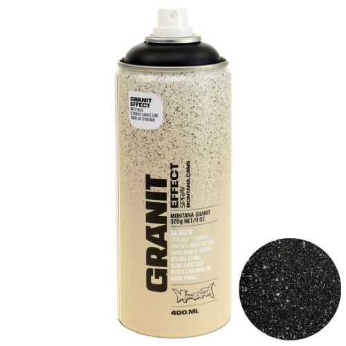 Floristik24 Peinture spray effet spray peinture granit Montana Black 400ml