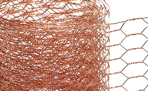 Floristik24 Tresse hexagonale 50mm 5m cuivre
