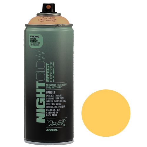 Article Bombe de peinture fluorescente Nightglow Orange Neon 400 ml