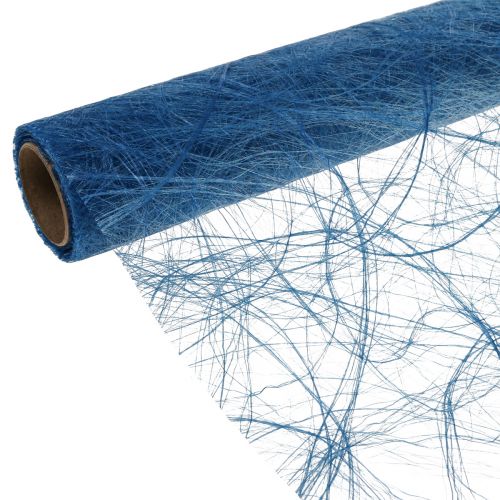 Floristik24 Déco polaire Sizoweb chemin de table bleu 30cm 5m