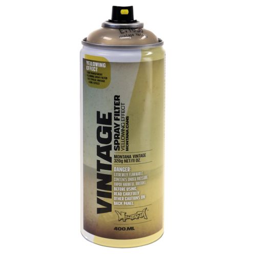 Article Montana Vintage Spray Effet Filtre Spray Jaune Satiné 400ml