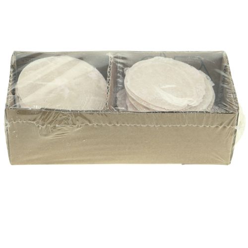 Article Coquillages Capiz disques nacre déco coquillages rose clair Ø8cm