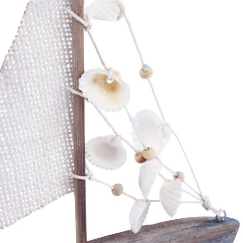 Floristik24 Décoration voilier voilier bois vintage 18×3,5×24cm