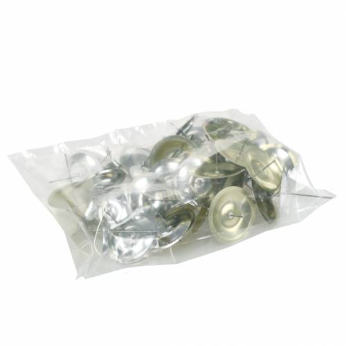Floristik24 Bougeoir avec épine dorée Ø5cm 36 pcs