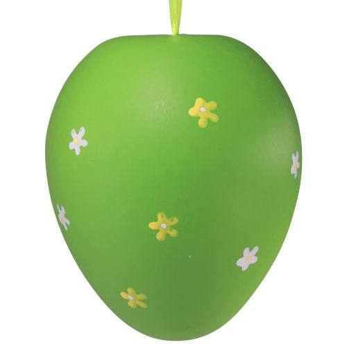 Floristik24 Gros œufs de Pâques à suspendre en plastique 11×14,5 cm 6 pcs