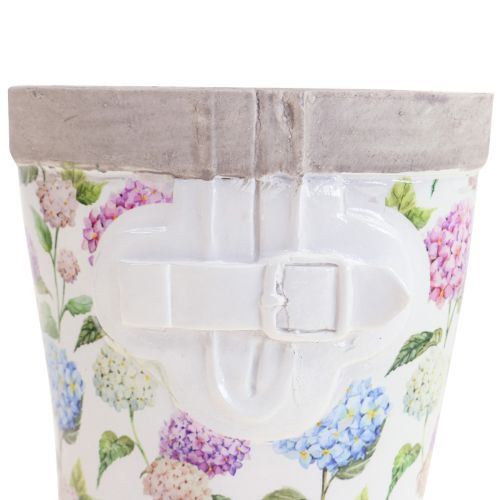 Botte en caoutchouc cache-pot aspect céramique H17,5cm