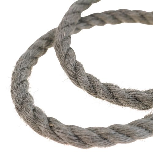 Article Ruban de jute cordon de jute cordon décor de jute anthracite Ø7mm 5m