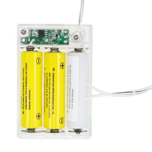 Adaptateur batterie blanc 3m 4.5V 3 x AA