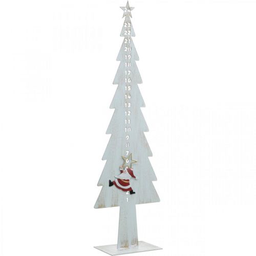 Floristik24 Calendrier de l&#39;avent déco chiffres sapin métal H50,5cm