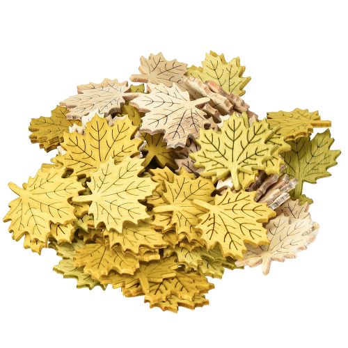 Article Feuilles d&#39;érable pour disperser les couleurs d&#39;automne assorties 4cm 72 pcs