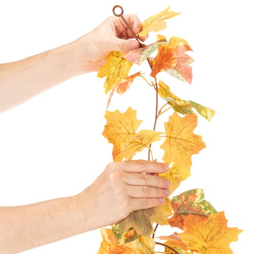 Guirlande d'érable artificiel, décoration d'automne, 165 cm | Floristik24.be