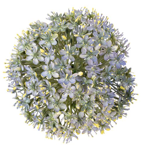 Article Branche d'ail artificielle en fleurs, aspect réaliste, 90 cm