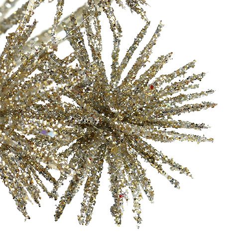 Allium avec champagne mica Ø18cm L70cm