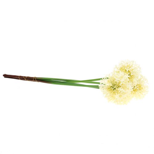 Floristik24 Ail d'ornement artificiel blanc 51 cm 4 p.