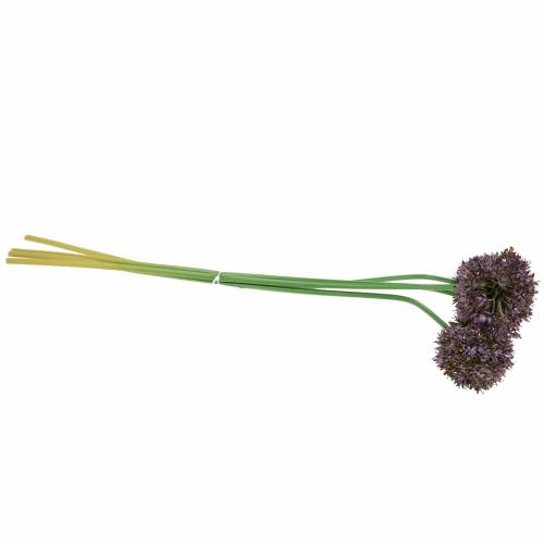 Floristik24 Allium déco artificiel Violet Ø7cm H58cm 4pcs