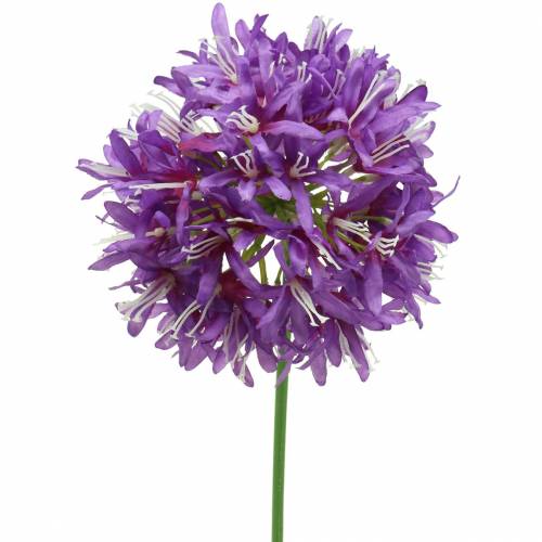 Article Allium ornemental artificiel violet Ø12cm H62cm