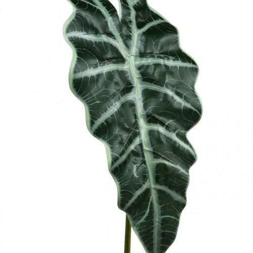 Article Flèche artificielle feuille plante artificielle alocasia déco vert 74cm