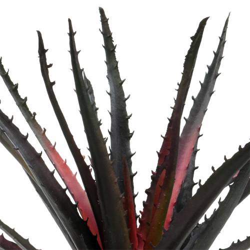 Article Aloe Vera violet artificiel 26cm