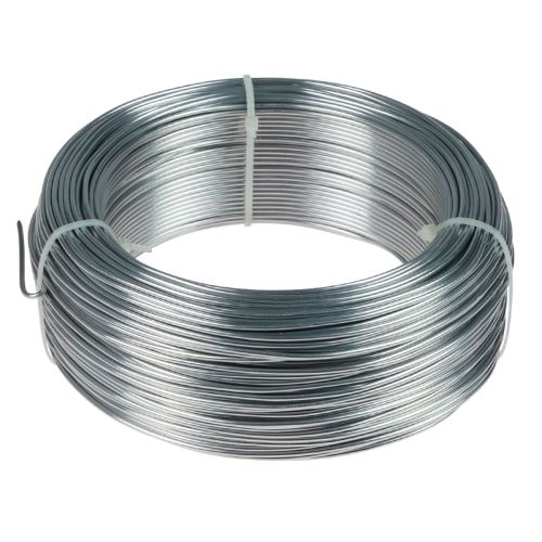 Fil d&#39;aluminium fil d&#39;aluminium 2mm fil de bijoux argent 118m 1kg