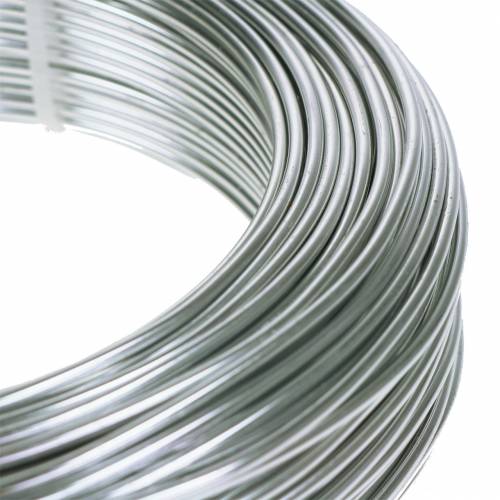 Article Fil d&#39;aluminium 2mm argent 60m 500g