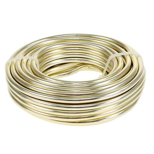 Floristik24 Fil aluminium Ø5mm champagne 500g