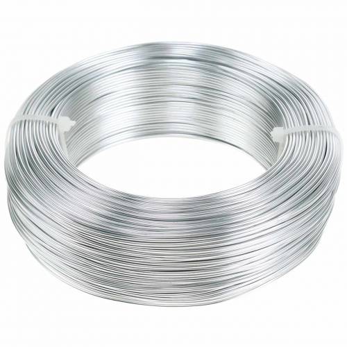 Article Fil d&#39;aluminium Ø1,0mm argent 250g 120m