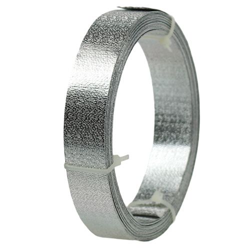 Article Ruban aluminium fil plat argent mat 20mm 5m