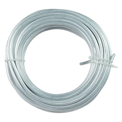 Article Fil d'aluminium fil d'aluminium 5mm fil de bijoux blanc-argent mat 500g