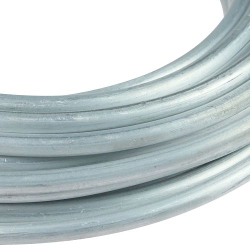 Article Fil d'aluminium fil d'aluminium 5mm fil de bijoux blanc-argent mat 500g