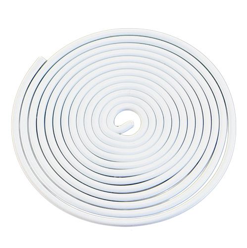 Floristik24 Vis à fil aluminium vis métal blanc 2mm 120cm 2pcs