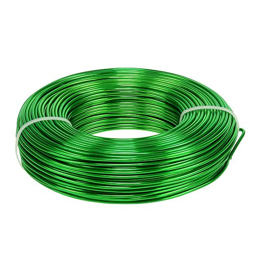 Floristik24 Fil en aluminium Ø 2 mm 500 g 60 m vert pomme