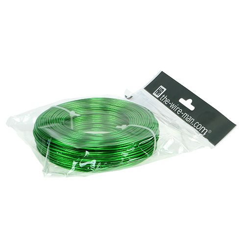 Article Fil aluminium Ø2mm 500g 60m vert pomme