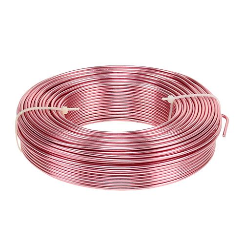 Article Fil Aluminium Ø2mm 500g 60m Rose