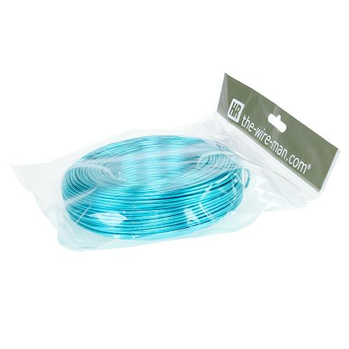 Article Fil aluminium Ø2mm 500g 60m turquoise