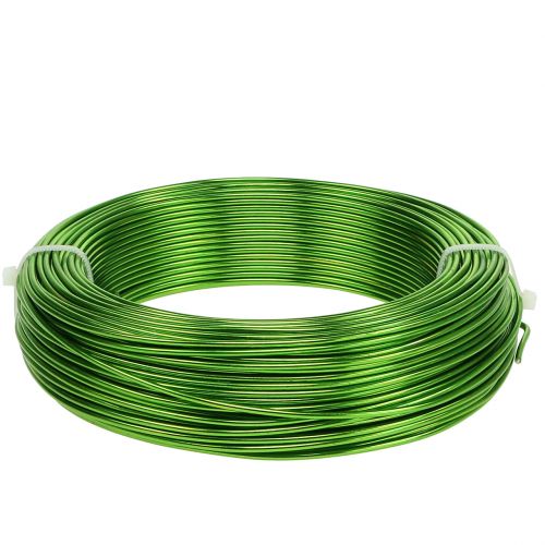 Fil aluminium Ø2mm Mai vert 60m 500g