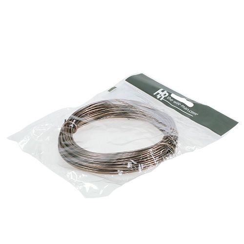 Article Fil aluminium marron clair Ø2mm 12m