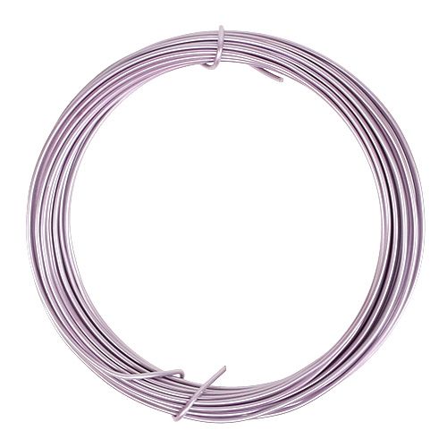 Floristik24 Fil aluminium violet pastel Ø2mm 12m