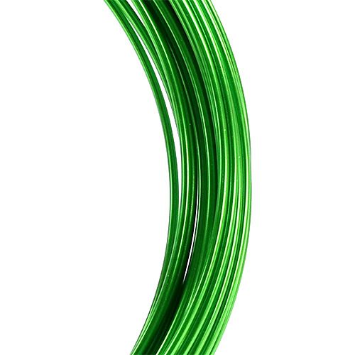 Article Fil d'aluminium 2mm 100g vert pomme