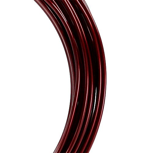 Article Fil d&#39;aluminium 2mm 100g Bordeaux
