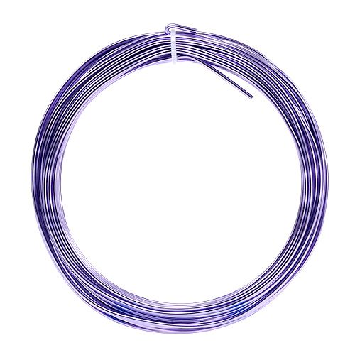 Floristik24 Fil en aluminium 2 mm 100 g lavande