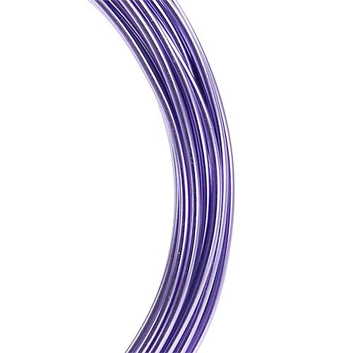 Article Fil d&#39;aluminium 2mm 100g lavande