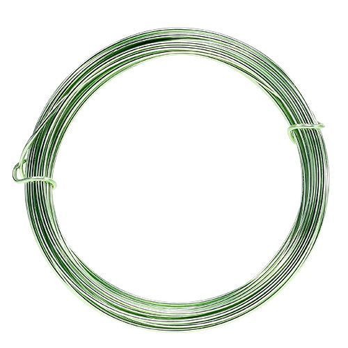 Floristik24 Fil d&#39;aluminium 2mm 100g vert menthe