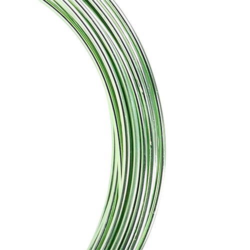Article Fil d'aluminium 2mm 100g vert menthe