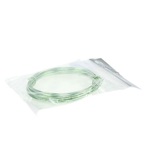 Article Fil d'aluminium 2mm 100g vert menthe